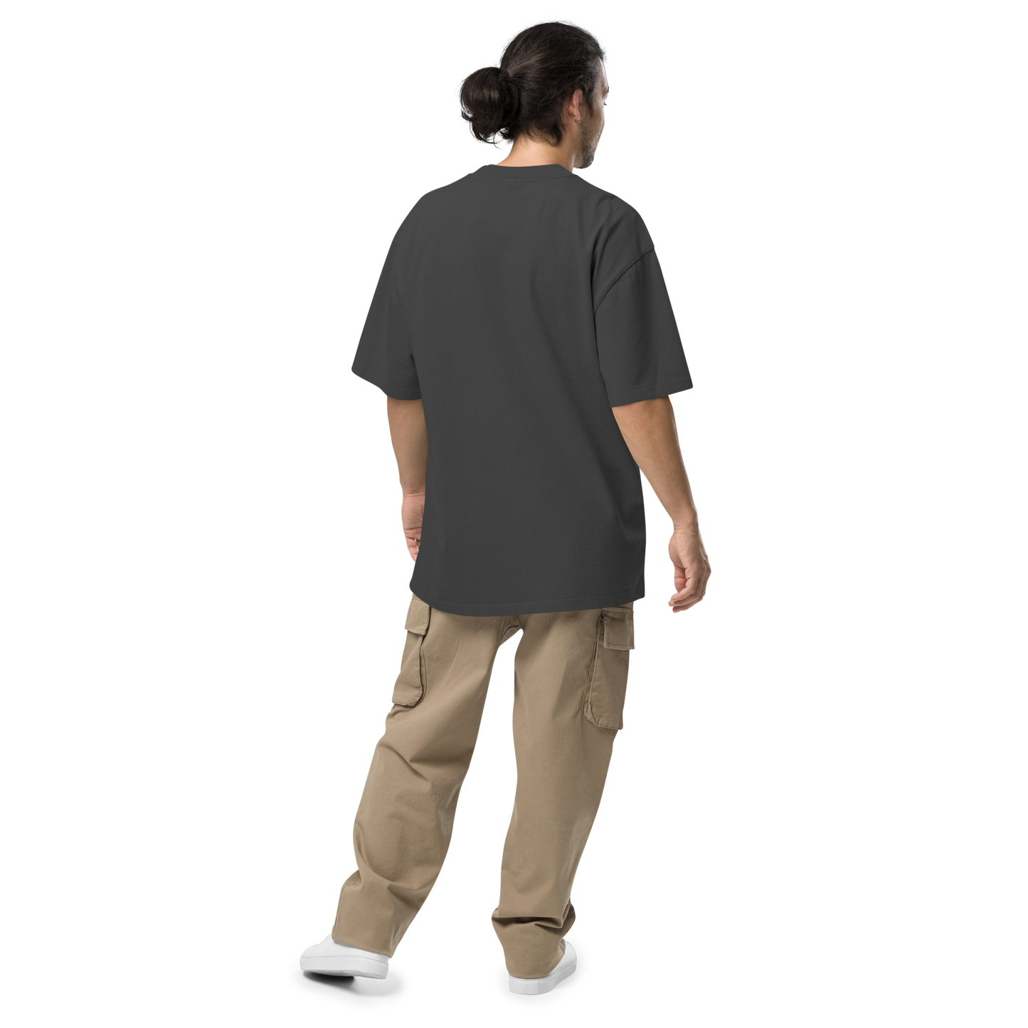 I stayed up late for no reason again - Oversized faded t-shirt