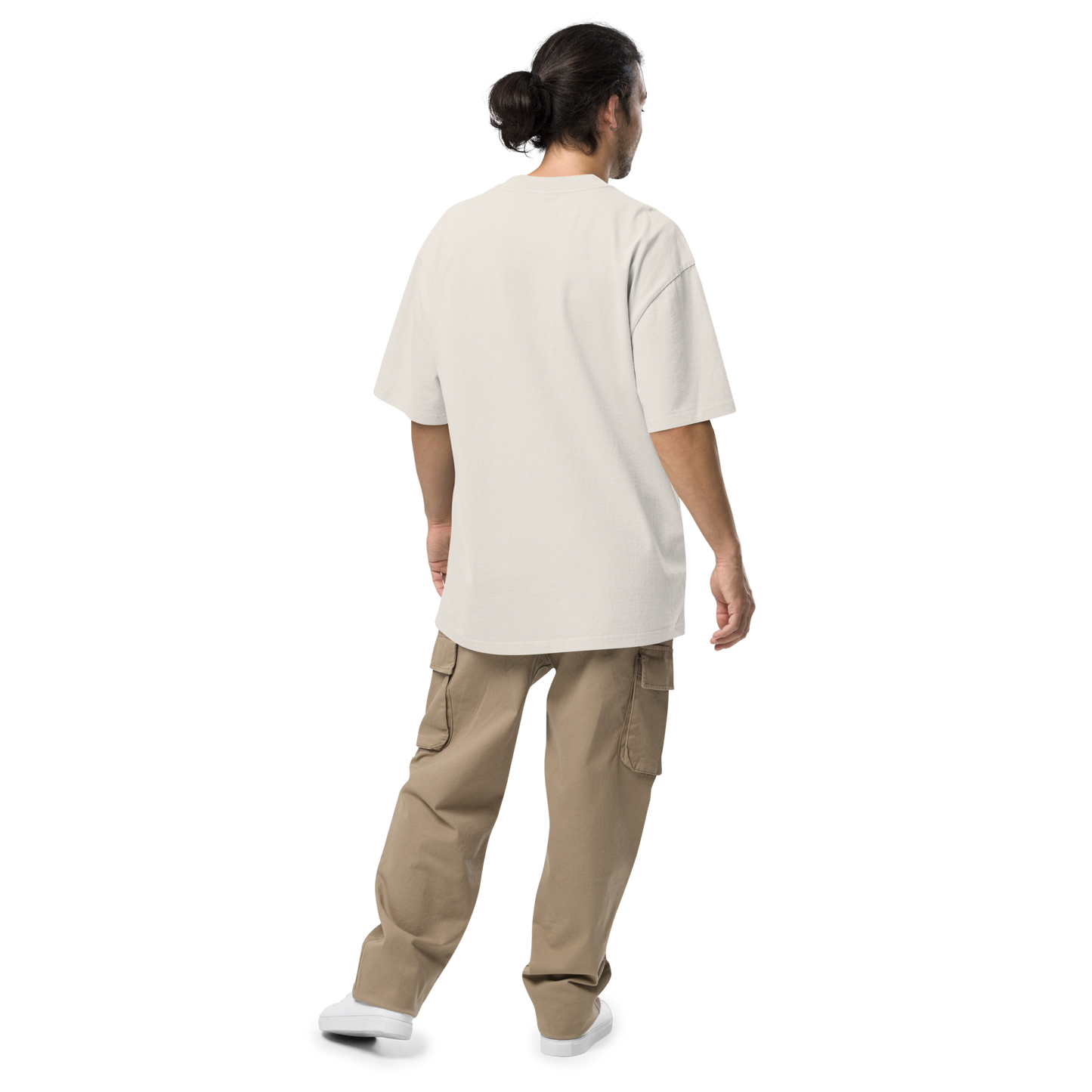 I stayed up late for no reason again - Oversized faded t-shirt