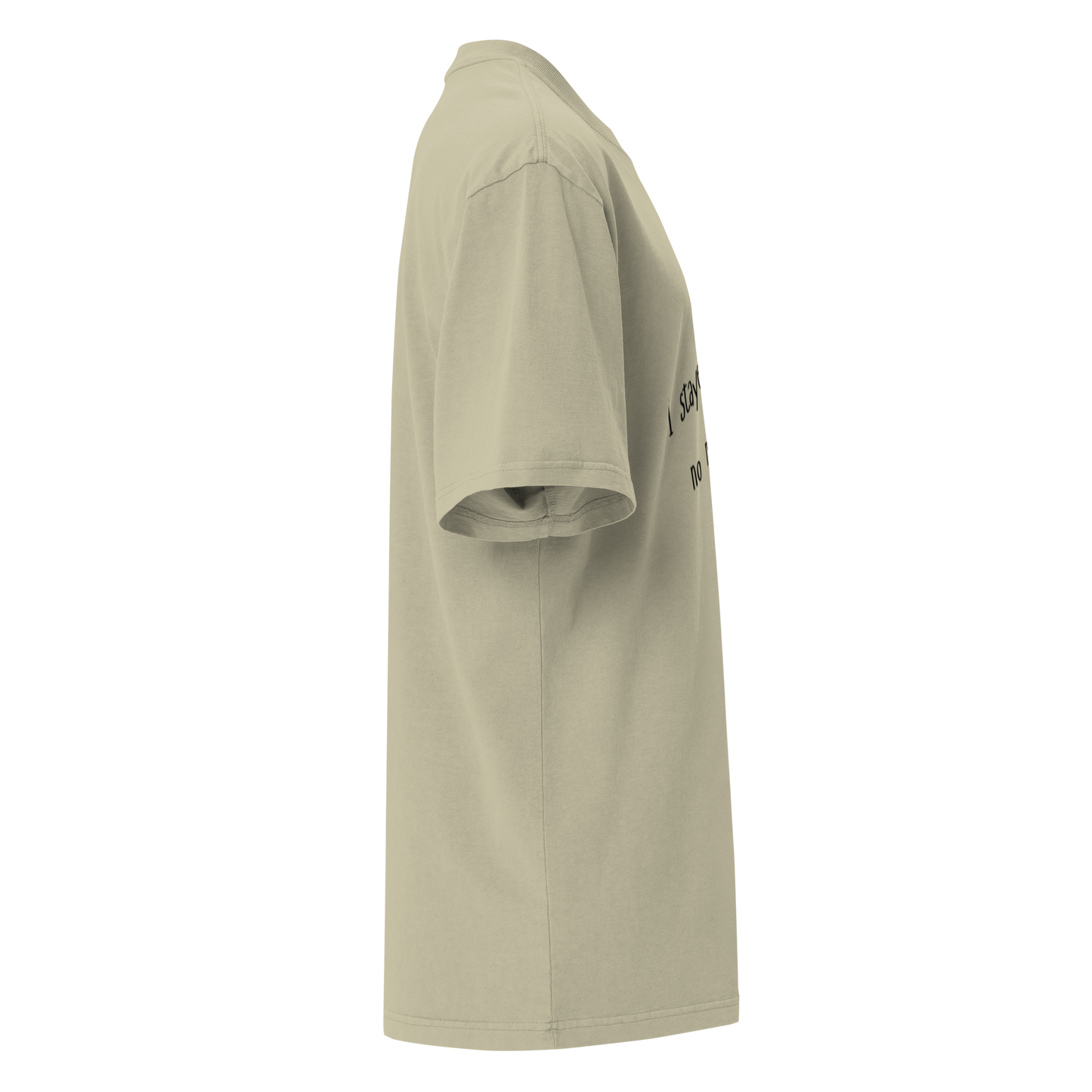 I stayed up late for no reason again - Oversized faded t-shirt