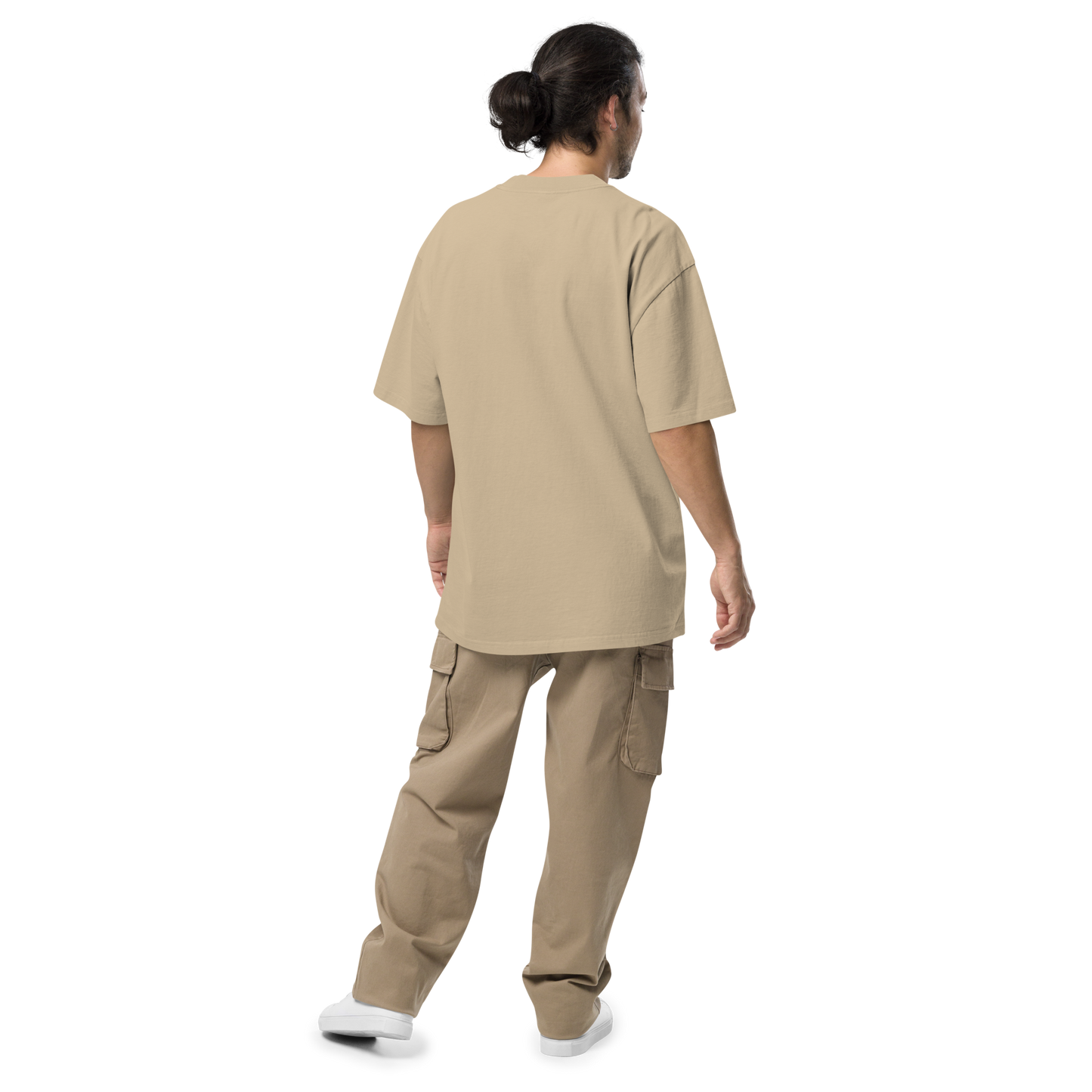 I stayed up late for no reason again - Oversized faded t-shirt