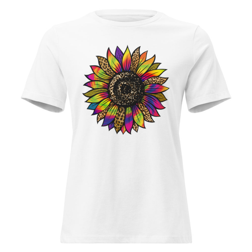 Tie-Dye Flower - Women's Relaxed T-Shirt