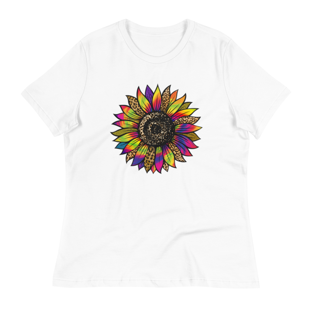 Tie-Dye Flower - Women's Relaxed T-Shirt