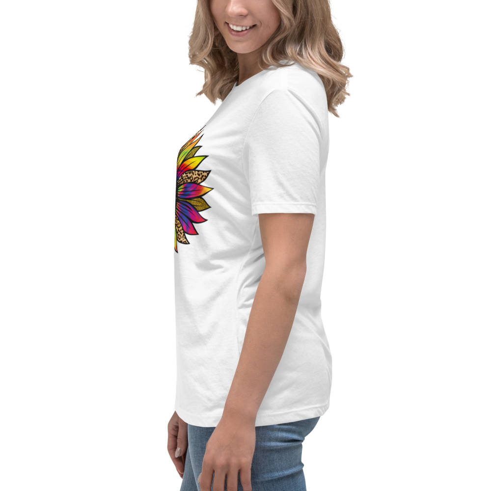 Tie-Dye Flower - Women's Relaxed T-Shirt