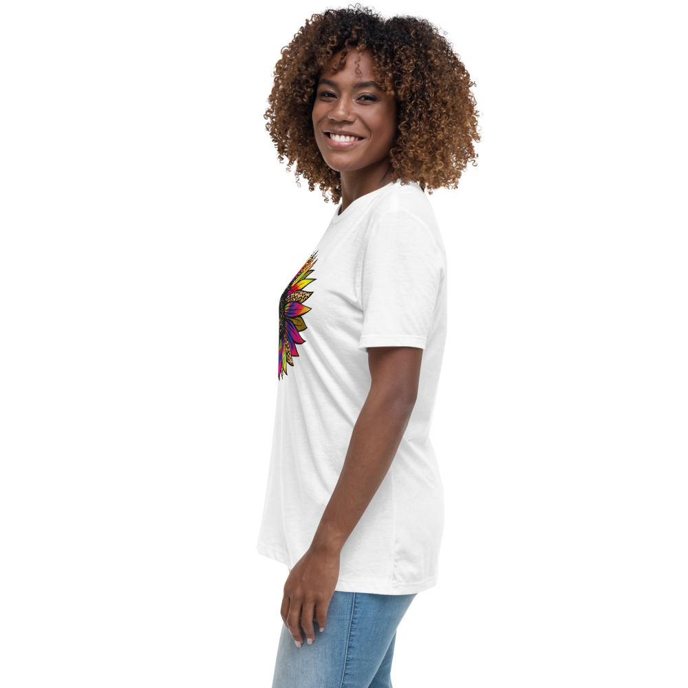 Tie-Dye Flower - Women's Relaxed T-Shirt
