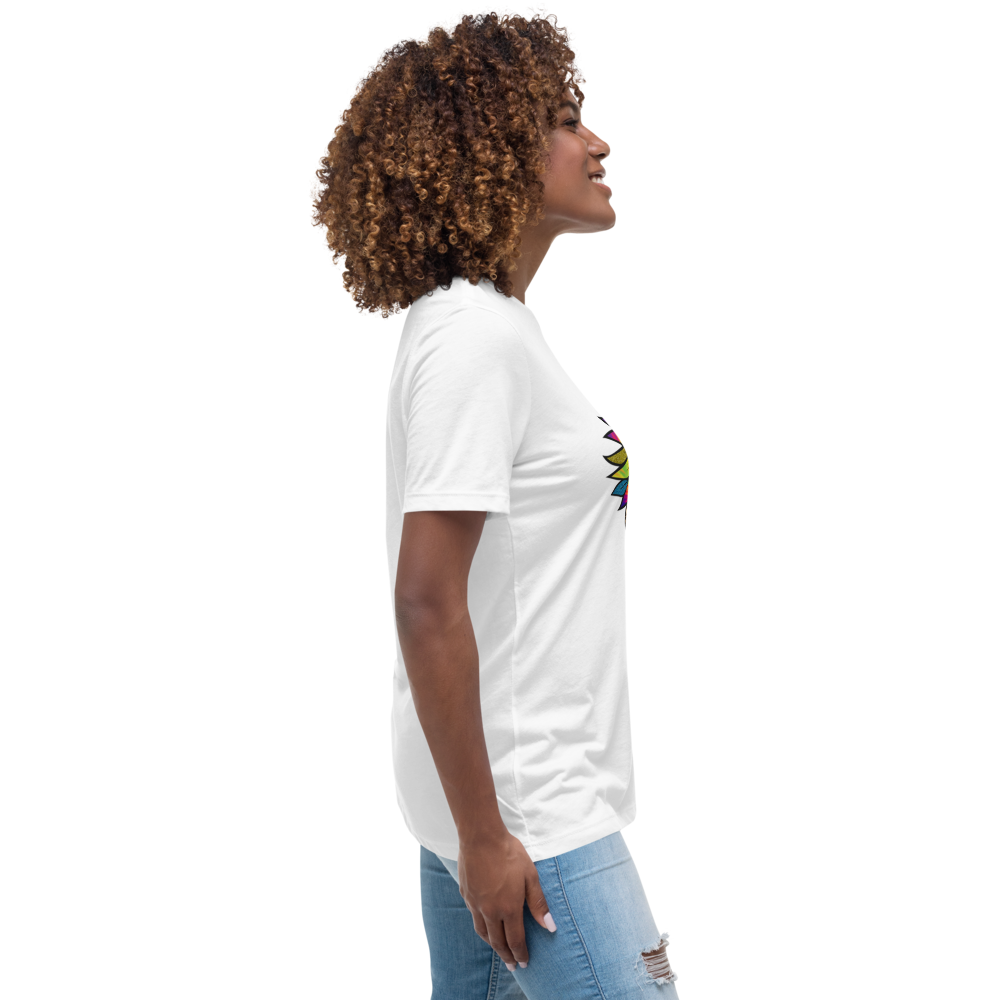Tie-Dye Flower - Women's Relaxed T-Shirt