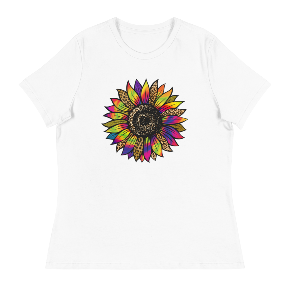 Tie-Dye Flower - Women's Relaxed T-Shirt