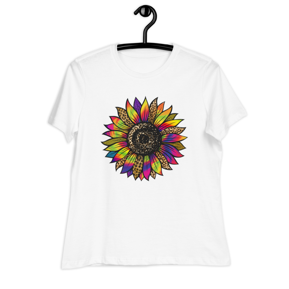 Tie-Dye Flower - Women's Relaxed T-Shirt