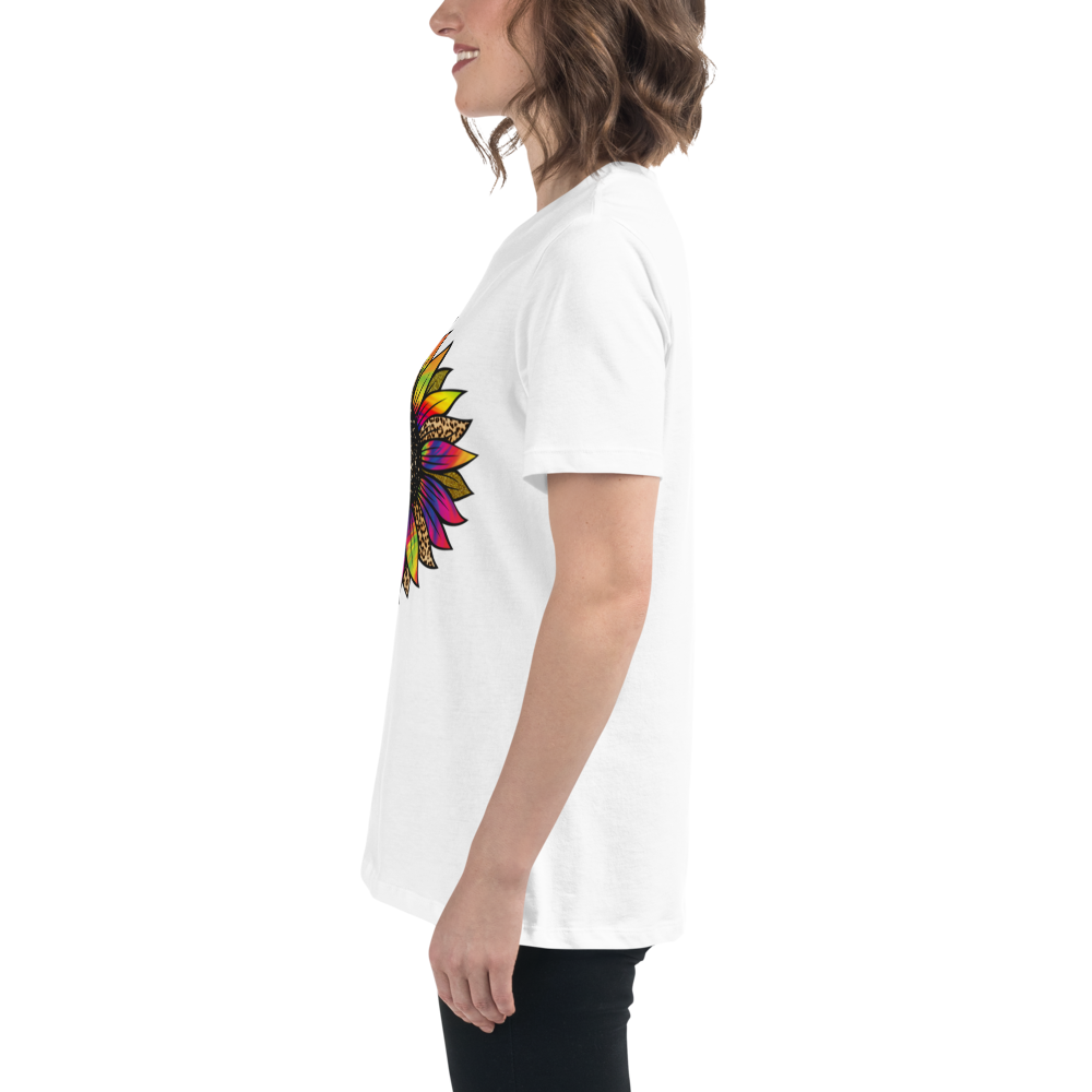 Tie-Dye Flower - Women's Relaxed T-Shirt