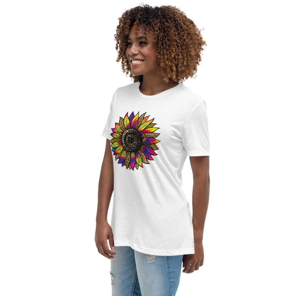 Tie-Dye Flower - Women's Relaxed T-Shirt