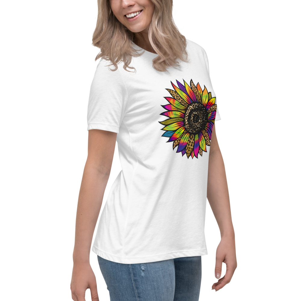 Tie-Dye Flower - Women's Relaxed T-Shirt