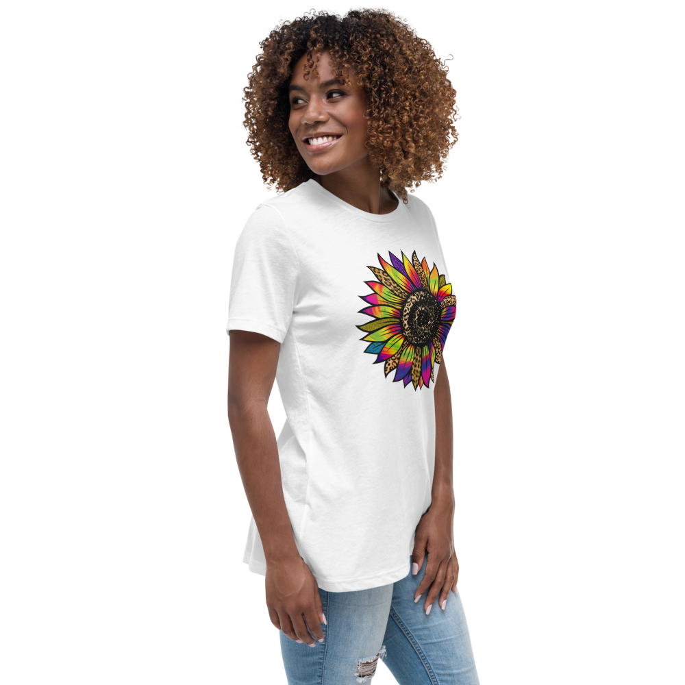 Tie-Dye Flower - Women's Relaxed T-Shirt